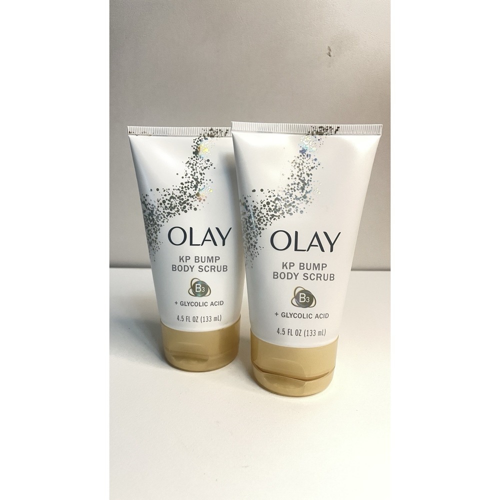 2 OLAY‎ KP Bump Body Scrub w/Glycolic Acid and Vitamin B3 Complex - 4.5 fl.oz